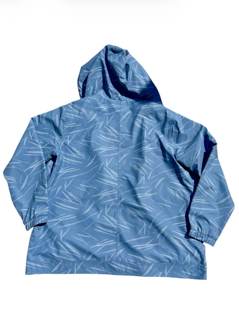 Weatherproof Vintage Full Zip Rain Slicker Jacket Lined Women's XL Blue